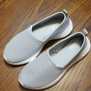 Adidas size 6 memory foam slip on